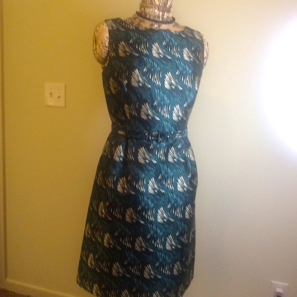 Vintage FALL SALE Anne Klein Satin Brush Sheath 10